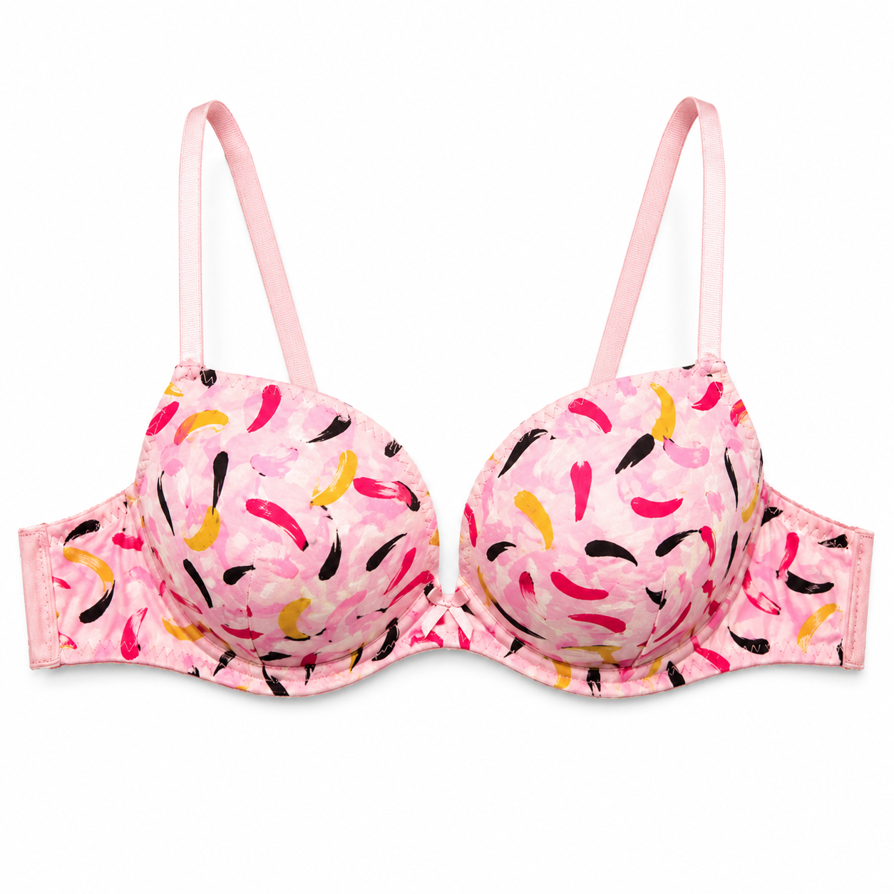 Women's Padded Bra with Printed Design and Adjustable Straps-Size 40 | Multicolour Print, Back Closure, Lightweight Fabric, Daily Wear, Soft & Comfortable – صورة 2