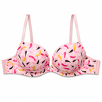 Women's Padded Bra with Printed Design and Adjustable Straps-Size 40 | Multicolour Print, Back Closure, Lightweight Fabric, Daily Wear, Soft & Comfortable – صورة 5