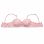 Girls Padded Bra 3-Pack Size 56 Printed Daily Wear | Off White, Beige & Pink, Adjustable Straps, Back Closure, Soft Padded Cups, Floral Print Design – صورة 2