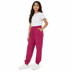 بنطلون جوجر بناتي بخصر مطاطي وجيوب أمامية بكشكش – صورة 3