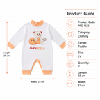 رومبر أطفال Baby Bear بأكمام طويلة، مقاس 1 سنة – صورة 4