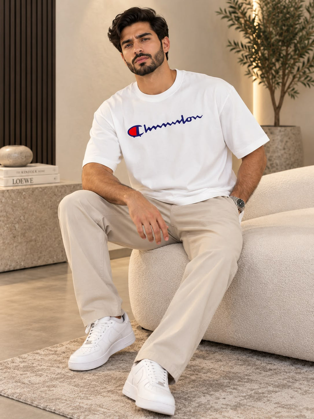 أبيض