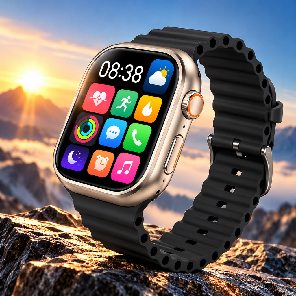 أسود ديناميكي بسوار سيليكون (Dianfeng Black Silicone)