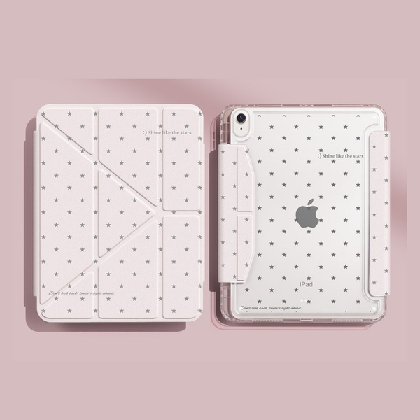 جراب iPad أكريليك أنيق بغطاء مغناطيسي وفتحة مدمجة للقلم